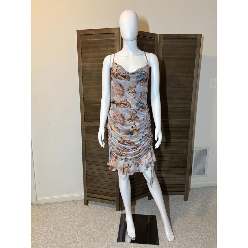 Ruched Angel Plus-Size Dress
